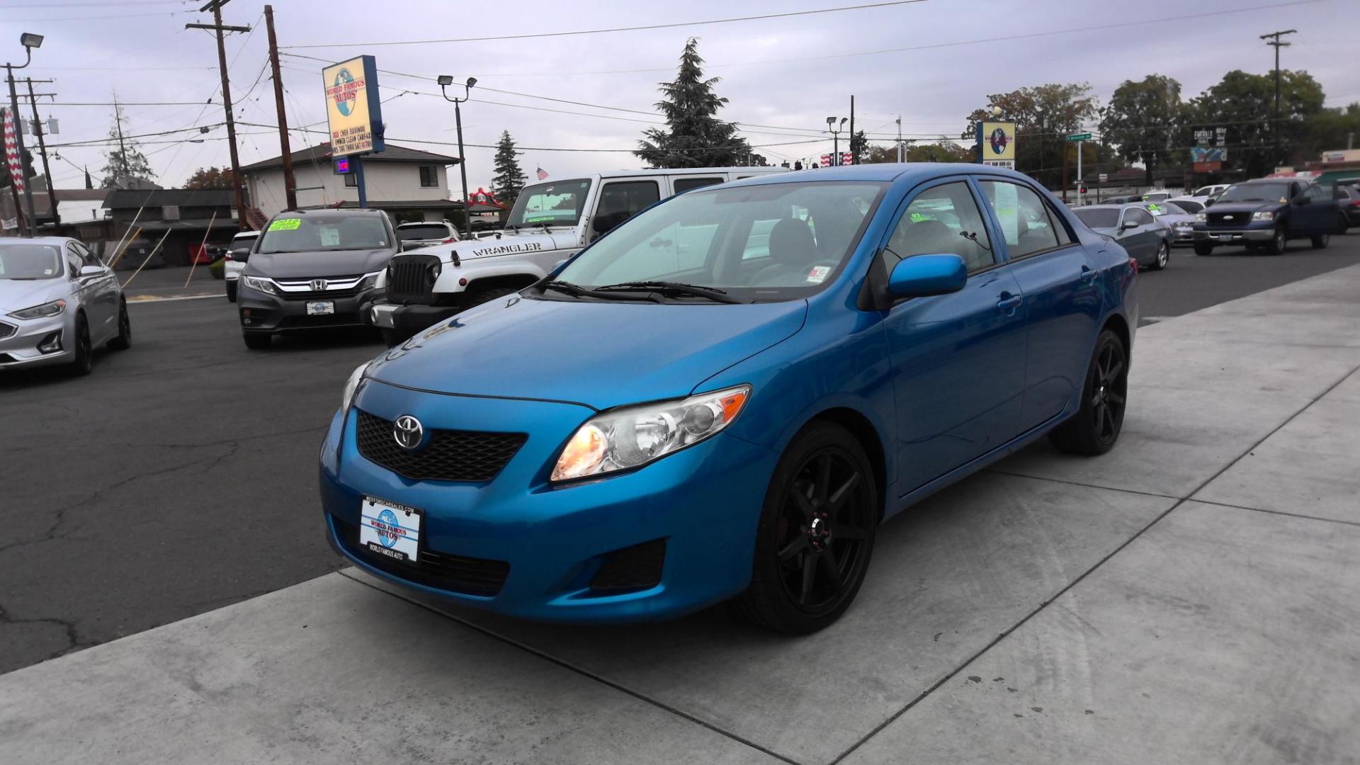 2009 BLUE Toyota Corolla Base 4-Speed AT (1NXBU40E29Z) with an 1.8L L4 DOHC 16V engine, 4-Speed Automatic Overdrive transmission, located at 502 S. Riverside Avenue, Medford, OR, 97501, (541) 773-3136, 42.322803, -122.867477 - Photo#1