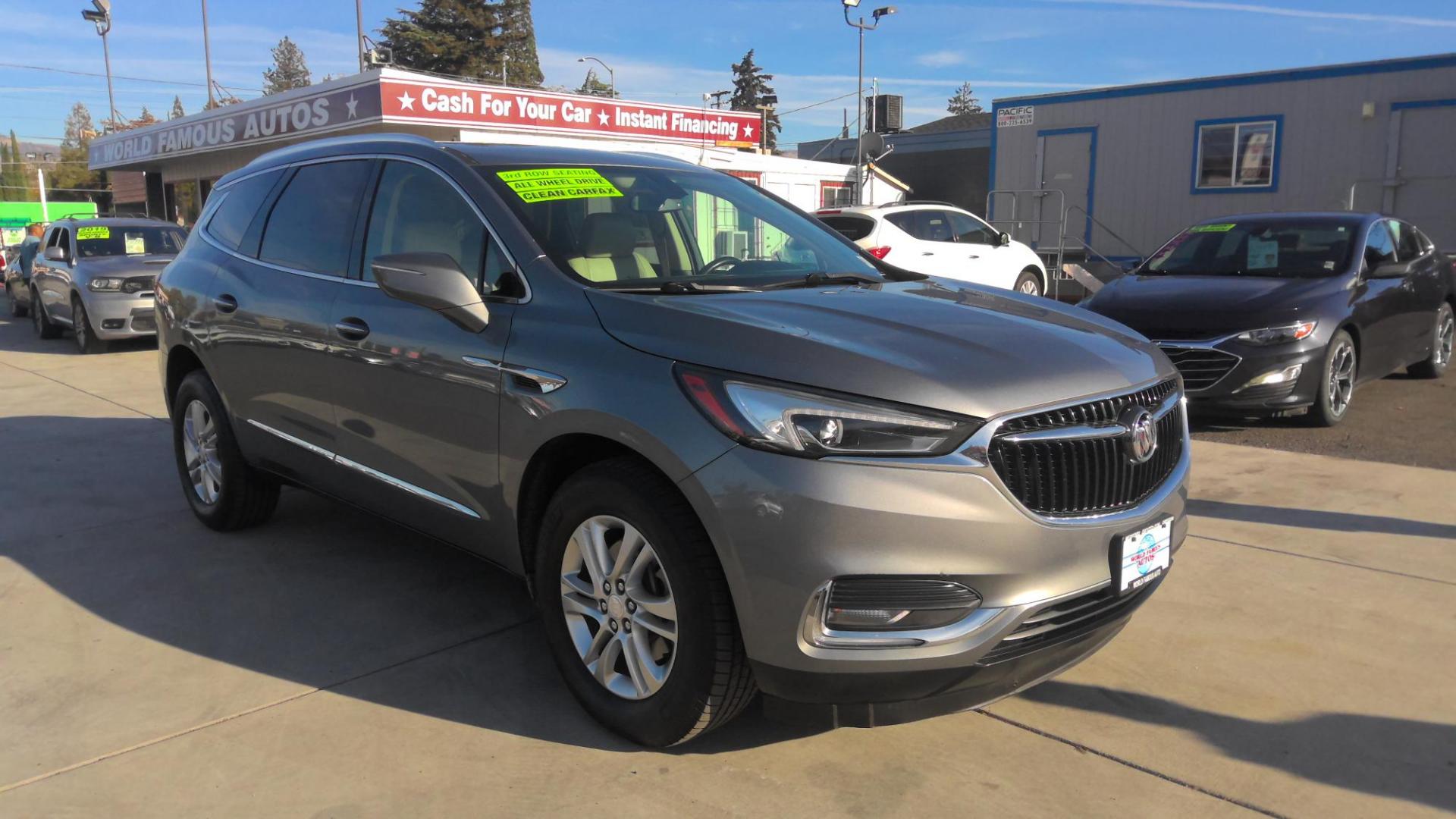 2018 GRAY Buick Enclave Essence AWD (5GAEVAKW3JJ) with an 3.6L V6 DOHC 24V engine, 9A transmission, located at 502 S. Riverside Avenue, Medford, OR, 97501, (541) 773-3136, 42.322803, -122.867477 - Photo#0