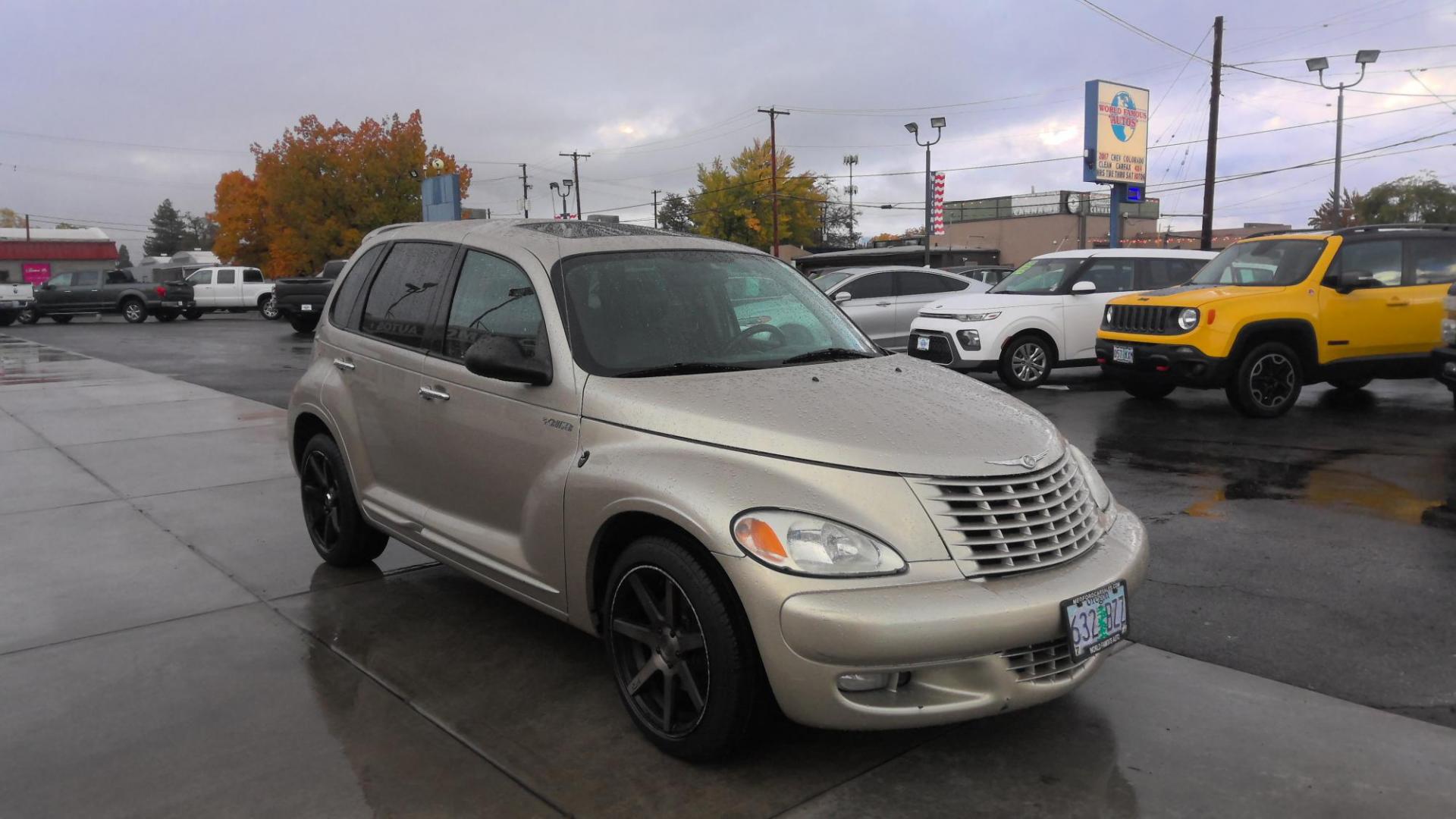 2005 GOLD Chrysler PT Cruiser GT (3C8FY78G85T) with an 2.4L L4 DOHC 16V TURBO engine, located at 502 S. Riverside Avenue, Medford, OR, 97501, (541) 773-3136, 42.322803, -122.867477 - Photo#1