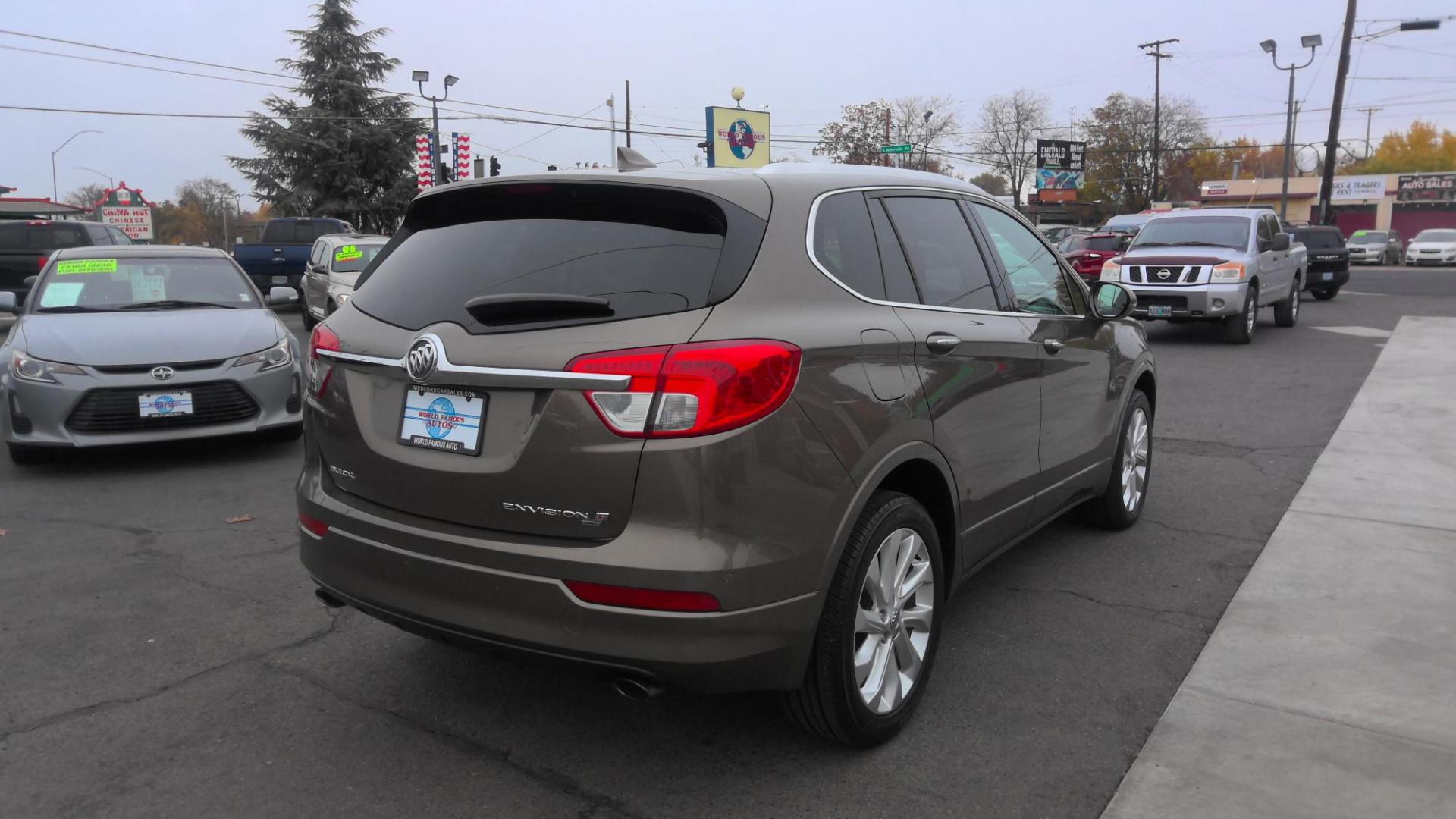 2017 BROWN Buick Envision Premium I AWD (LRBFXESX6HD) with an 2.0L L4 DOHC 24V TURBO engine, 6A transmission, located at 502 S. Riverside Avenue, Medford, OR, 97501, (541) 773-3136, 42.322803, -122.867477 - Photo#2