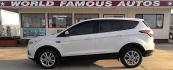 2017 WHITE Ford Escape SE 4WD (1FMCU9GD2HU) with an 1.5L L4 DOHC 16V engine, 6A transmission, located at 502 S. Riverside Avenue, Medford, OR, 97501, (541) 773-3136, 42.322803, -122.867477 - Photo#0