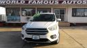 2017 WHITE Ford Escape SE 4WD (1FMCU9GD2HU) with an 1.5L L4 DOHC 16V engine, 6A transmission, located at 502 S. Riverside Avenue, Medford, OR, 97501, (541) 773-3136, 42.322803, -122.867477 - Photo#1