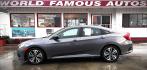 2017 GRAY Honda Civic EX-T Sedan CVT (19XFC1F30HE) with an 1.5L L4 DOHC 16V TURBO engine, CVT transmission, located at 502 S. Riverside Avenue, Medford, OR, 97501, (541) 773-3136, 42.322803, -122.867477 - Photo#0