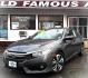 2017 GRAY Honda Civic EX-T Sedan CVT (19XFC1F30HE) with an 1.5L L4 DOHC 16V TURBO engine, CVT transmission, located at 502 S. Riverside Avenue, Medford, OR, 97501, (541) 773-3136, 42.322803, -122.867477 - Photo#1