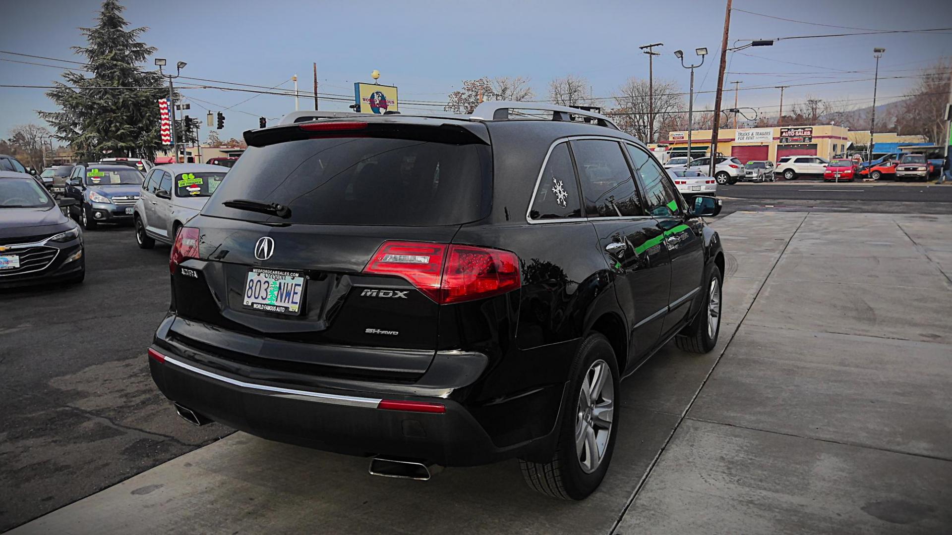 2012 BLACK Acura MDX 6-Spd AT w/Tech Package (2HNYD2H33CH) with an 3.5L V6 SOHC 24V engine, 6-Speed Automatic transmission, located at 502 S. Riverside Avenue, Medford, OR, 97501, (541) 773-3136, 42.322803, -122.867477 - Photo#12