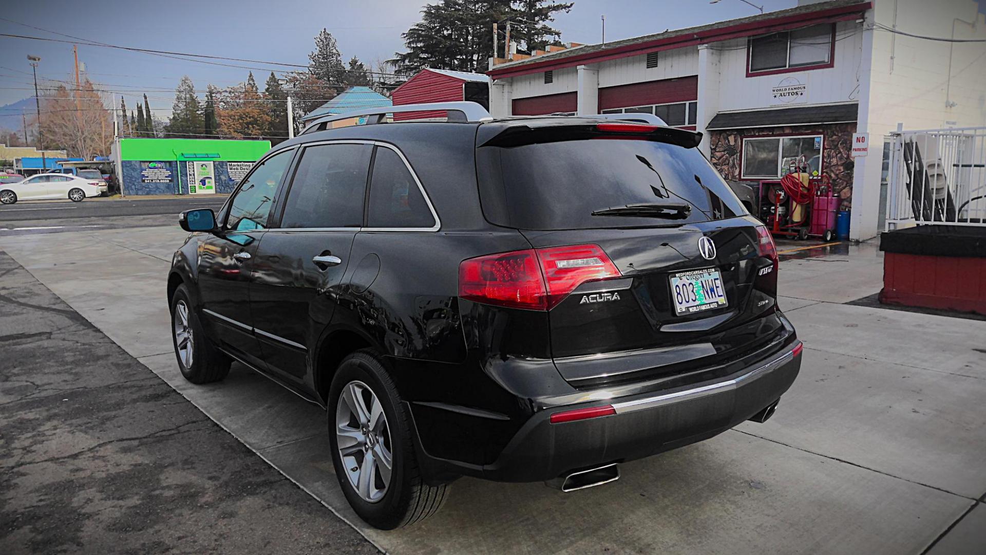 2012 BLACK Acura MDX 6-Spd AT w/Tech Package (2HNYD2H33CH) with an 3.5L V6 SOHC 24V engine, 6-Speed Automatic transmission, located at 502 S. Riverside Avenue, Medford, OR, 97501, (541) 773-3136, 42.322803, -122.867477 - Photo#1