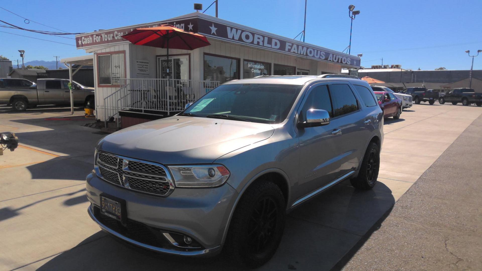 2017 SILVER Dodge Durango Citadel AWD (1C4RDJEG2HC) with an 3.6L V6 DOHC 24V engine, 8A transmission, located at 502 S. Riverside Avenue, Medford, OR, 97501, (541) 773-3136, 42.322803, -122.867477 - Photo#0