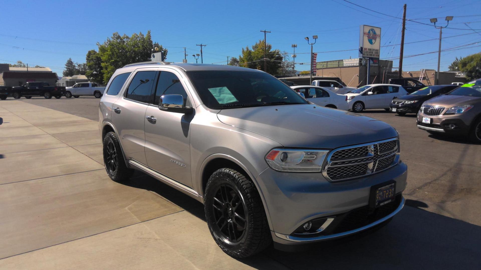 2017 SILVER Dodge Durango Citadel AWD (1C4RDJEG2HC) with an 3.6L V6 DOHC 24V engine, 8A transmission, located at 502 S. Riverside Avenue, Medford, OR, 97501, (541) 773-3136, 42.322803, -122.867477 - Photo#1