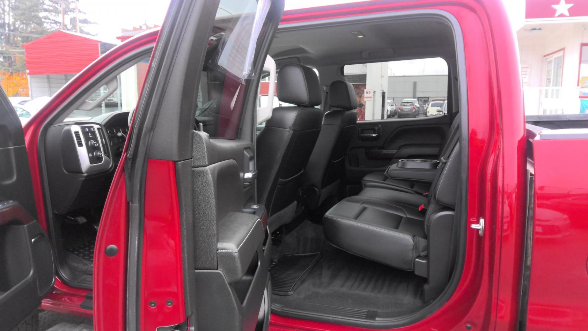 2019 RED /Black GMC Sierra 3500HD SLT Crew Cab 4WD (1GT42VCYXKF) with an 6.6L V8 OHV 16 DIESEL engine, 6A transmission, located at 502 S. Riverside Avenue, Medford, OR, 97501, (541) 773-3136, 42.322803, -122.867477 - This 6.6L Duramax GMC Sierra 3500 is a CARFAX 1-Owner as a great heavy-duty crew cab pickup truck. - Photo#6