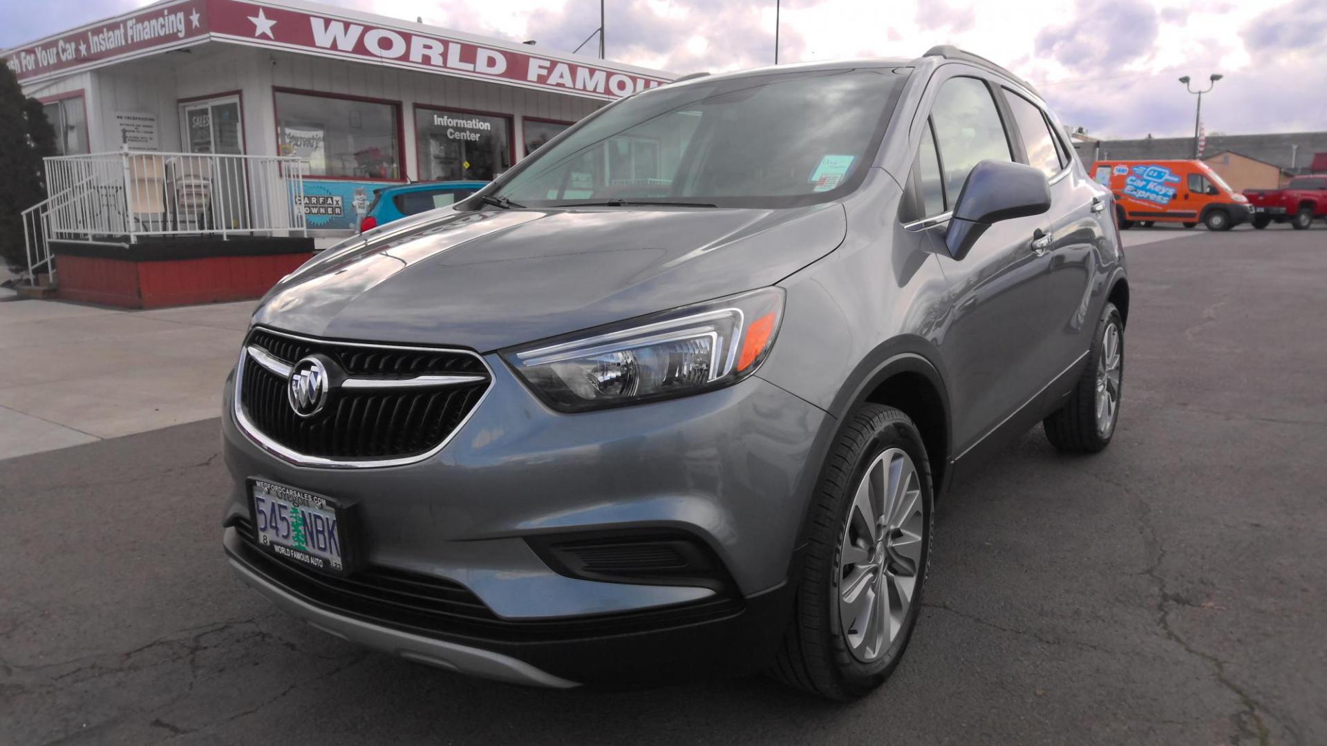 2020 GRAY Buick Encore Preferred AWD (KL4CJESB6LB) with an 1.4L L4 DOHC 16V TURBO engine, 6A transmission, located at 502 S. Riverside Avenue, Medford, OR, 97501, (541) 773-3136, 42.322803, -122.867477 - Photo#0