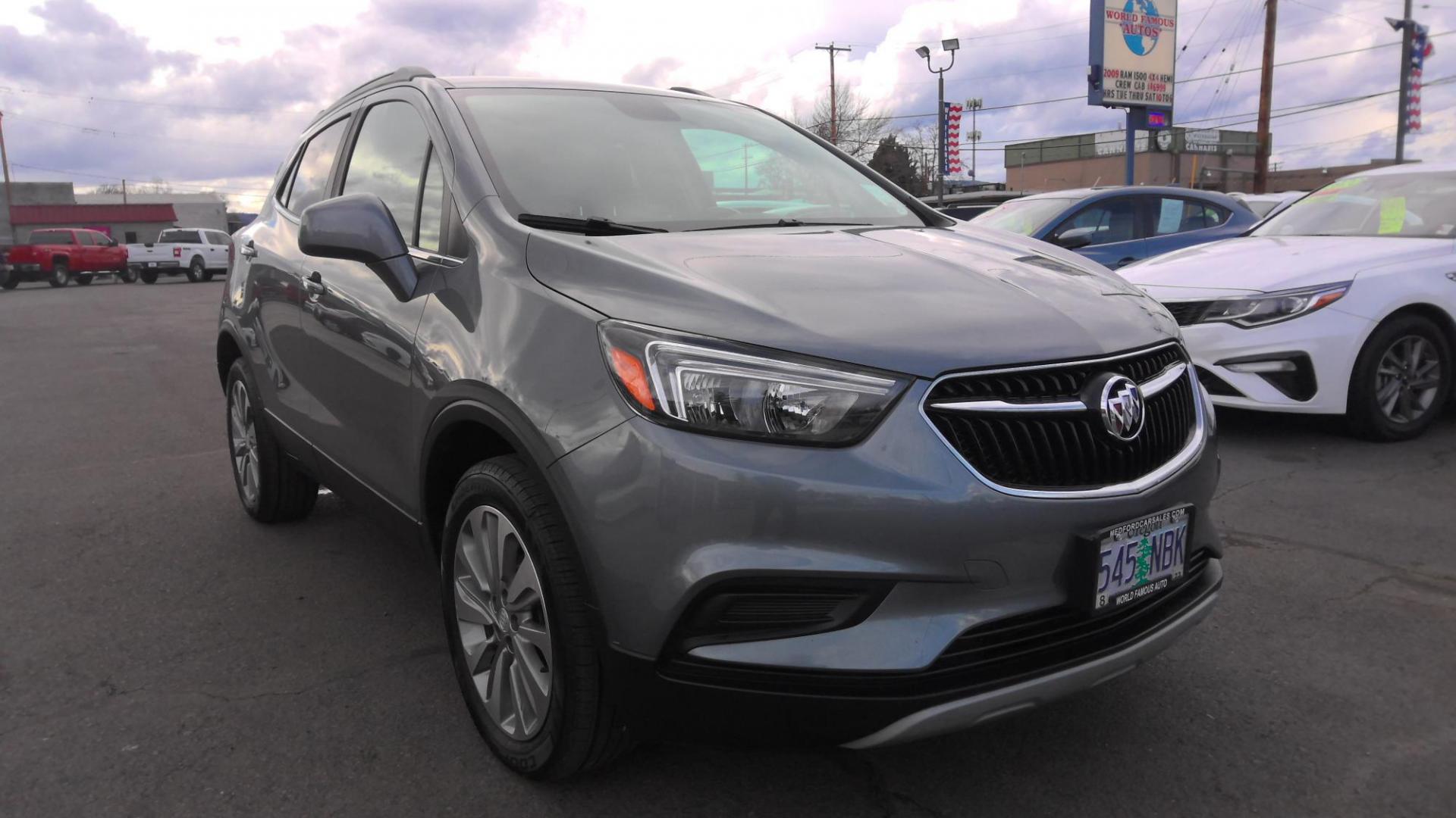 2020 GRAY Buick Encore Preferred AWD (KL4CJESB6LB) with an 1.4L L4 DOHC 16V TURBO engine, 6A transmission, located at 502 S. Riverside Avenue, Medford, OR, 97501, (541) 773-3136, 42.322803, -122.867477 - Photo#1