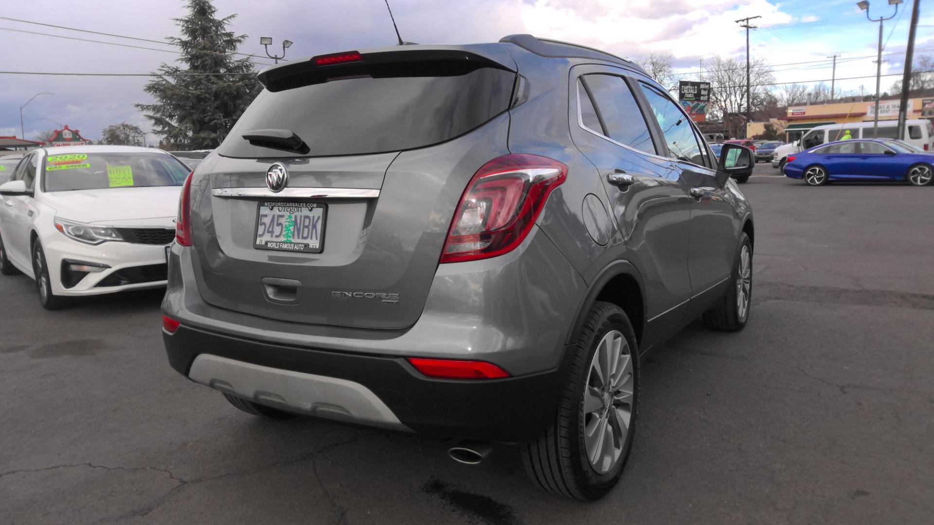 2020 GRAY Buick Encore Preferred AWD (KL4CJESB6LB) with an 1.4L L4 DOHC 16V TURBO engine, 6A transmission, located at 502 S. Riverside Avenue, Medford, OR, 97501, (541) 773-3136, 42.322803, -122.867477 - Photo#2