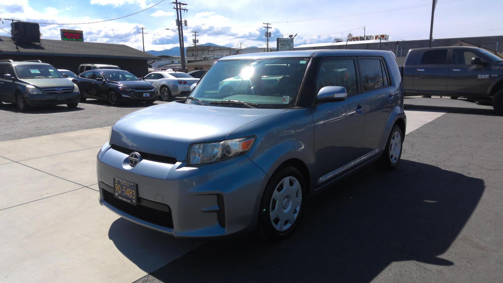 2012 BLUE Scion xB 5-Door Wagon 5-Spd MT (JTLZE4FE0CJ) with an 2.4L L4 DOHC 16V engine, 5-Speed Manual transmission, located at 502 S. Riverside Avenue, Medford, OR, 97501, (541) 773-3136, 42.322803, -122.867477 - Photo#0