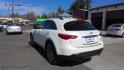 2013 WHITE Infiniti FX FX37 AWD (JN8CS1MW3DM) with an 3.7L V6 DOHC 24V engine, 5-Speed Automatic transmission, located at 502 S. Riverside Avenue, Medford, OR, 97501, (541) 773-3136, 42.322803, -122.867477 - Photo#3