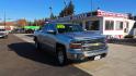 2018 SILVER Chevrolet Silverado 1500 LT Crew Cab Long Box 4WD (3GCUKRECXJG) with an 5.3L V8 OHV 16V engine, 6A transmission, located at 502 S. Riverside Avenue, Medford, OR, 97501, (541) 773-3136, 42.322803, -122.867477 - Photo#0