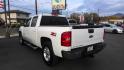 2013 WHITE Chevrolet Silverado 1500 LTZ Crew Cab 4WD (3GCPKTE74DG) with an 5.3L V8 OHV 16V FFV engine, 6-Speed Automatic transmission, located at 502 S. Riverside Avenue, Medford, OR, 97501, (541) 773-3136, 42.322803, -122.867477 - Photo#3