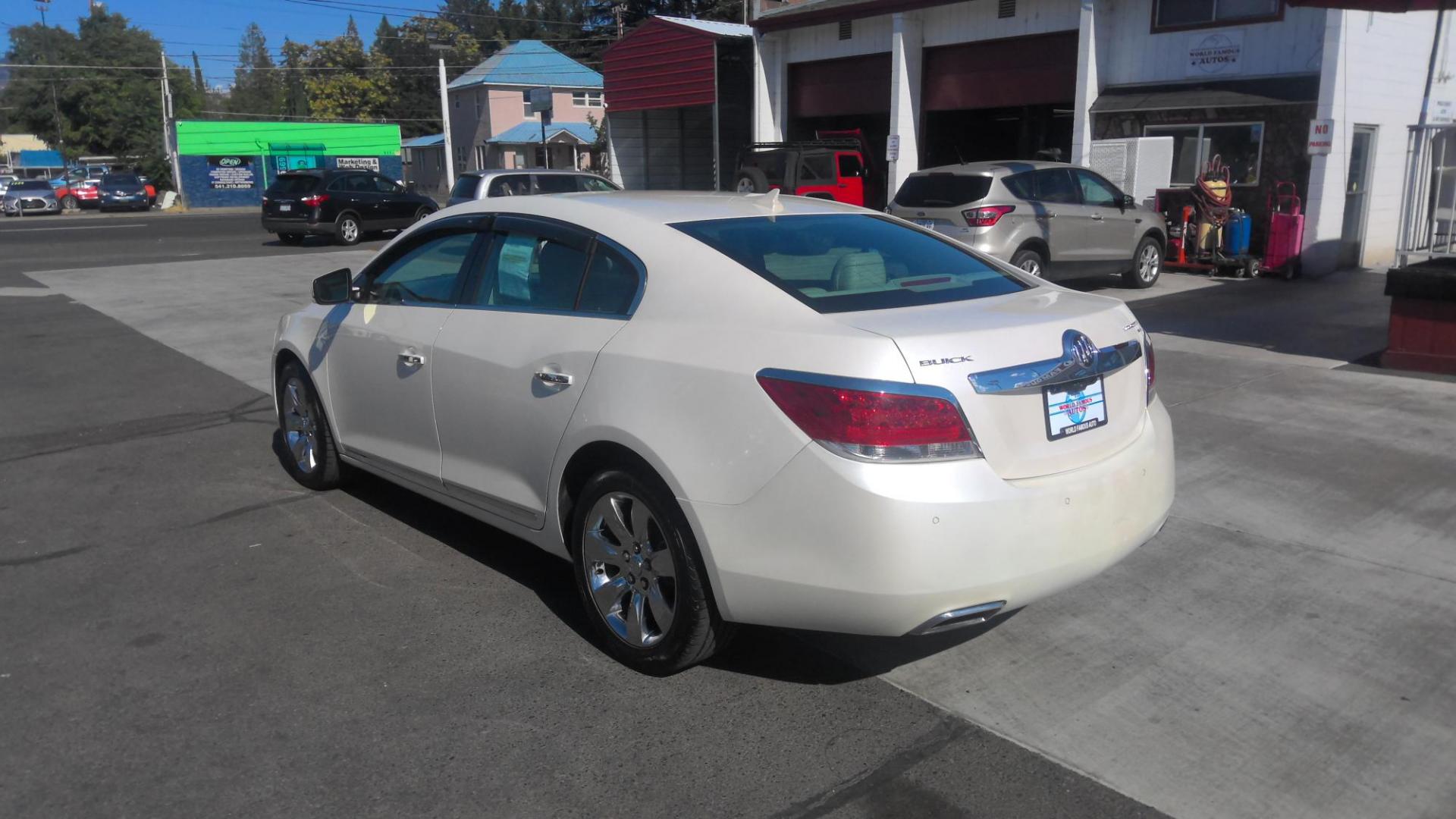 2011 WHITE Buick LaCrosse CXS (1G4GE5ED9BF) with an 3.6L V6 DOHC 24V engine, 6-Speed Automatic Overdrive transmission, located at 502 S. Riverside Avenue, Medford, OR, 97501, (541) 773-3136, 42.322803, -122.867477 - Photo#1