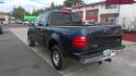 2002 BLUE Ford F-150 King Ranch SuperCrew Short Bed 4WD (1FTRW08L72K) with an 5.4L V8 SOHC 16V engine, 4-Speed Automatic Overdrive transmission, located at 502 S. Riverside Avenue, Medford, OR, 97501, (541) 773-3136, 42.322803, -122.867477 - Photo#3