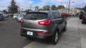 2013 GRAY Kia Sportage LX AWD (KNDPBCA23D7) with an 2.4L V6 DOHC 24V engine, 6-Speed Automatic transmission, located at 502 S. Riverside Avenue, Medford, OR, 97501, (541) 773-3136, 42.322803, -122.867477 - Photo#3