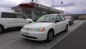 2003 WHITE Honda Civic LX Sedan 4-spd AT with Front Side Airbags (2HGES16653H) with an 1.7L L4 SOHC 16V engine, 4-Speed Automatic Overdrive transmission, located at 502 S. Riverside Avenue, Medford, OR, 97501, (541) 773-3136, 42.322803, -122.867477 - Photo#0