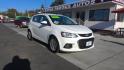 2020 WHITE Chevrolet Sonic FL Auto Hatchback (1G1JG6SB7L4) with an 1.4L L4 DOHC 24V TURBO engine, 6A transmission, located at 502 S. Riverside Avenue, Medford, OR, 97501, (541) 773-3136, 42.322803, -122.867477 - Photo#0