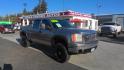 2008 GRAY GMC Sierra 1500 SL Crew Cab 4WD (2GTEK13M281) with an 5.3L V8 OHV 16V engine, 4-Speed Automatic Overdrive transmission, located at 502 S. Riverside Avenue, Medford, OR, 97501, (541) 773-3136, 42.322803, -122.867477 - Photo#1