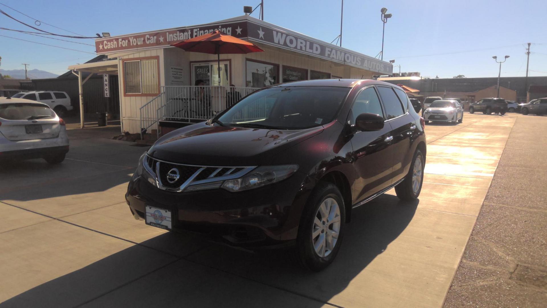 2013 RED Nissan Murano SL AWD (JN8AZ1MWXDW) with an 3.5L V6 DOHC 24V engine, Continuously Variable Transmission transmission, located at 502 S. Riverside Avenue, Medford, OR, 97501, (541) 773-3136, 42.322803, -122.867477 - Photo#0