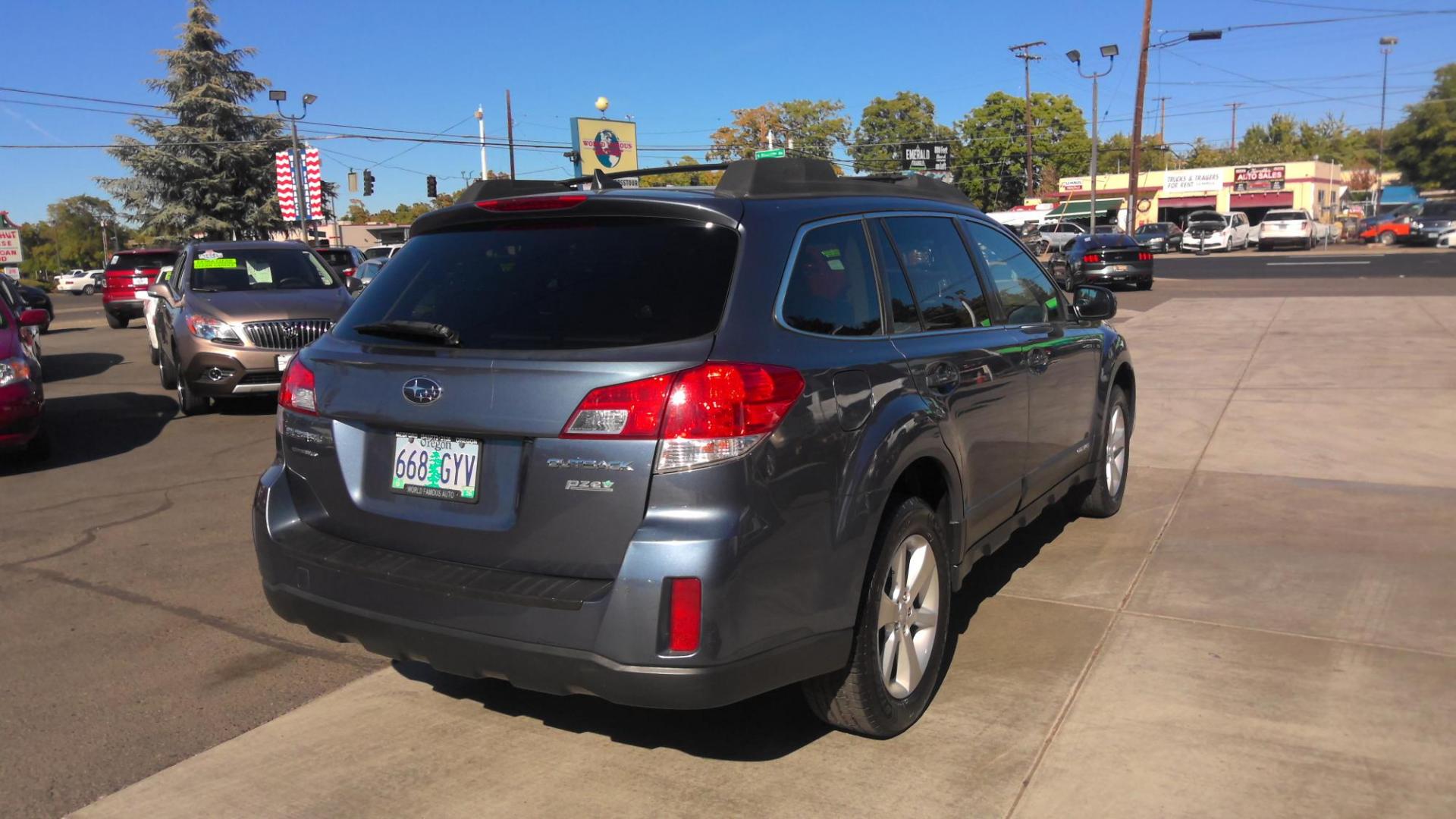 2013 BLUE Subaru Outback 2.5i Limited (4S4BRBJC1D3) with an 2.5L H4 DOHC 16V engine, located at 502 S. Riverside Avenue, Medford, OR, 97501, (541) 773-3136, 42.322803, -122.867477 - Photo#0