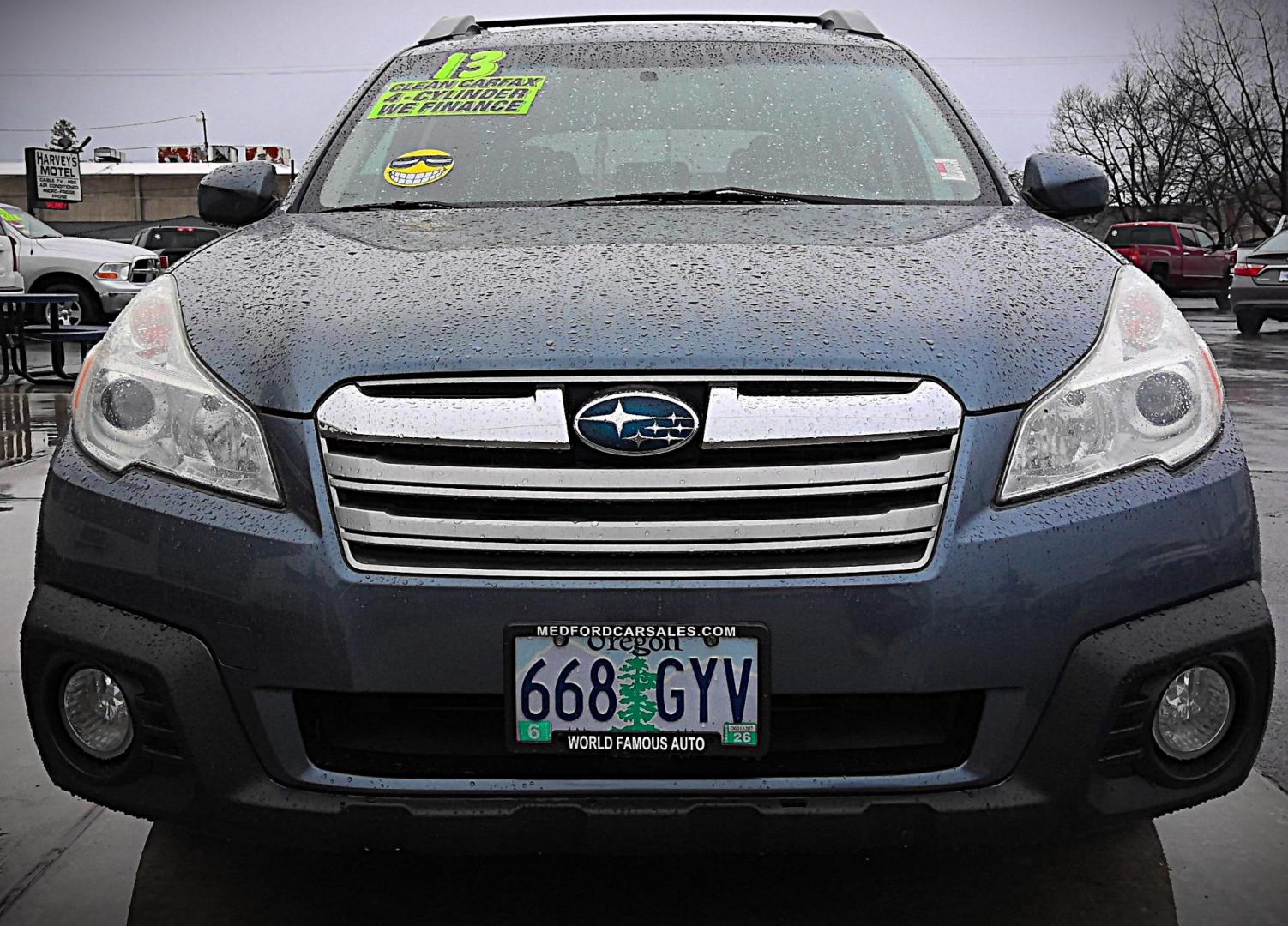 2013 BLUE Subaru Outback 2.5i Limited (4S4BRBJC1D3) with an 2.5L H4 DOHC 16V engine, located at 502 S. Riverside Avenue, Medford, OR, 97501, (541) 773-3136, 42.322803, -122.867477 - Photo#1