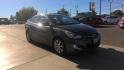 2013 GRAY Hyundai Accent GLS 4-Door (KMHCU4AE6DU) with an 1.6L L4 DOHC 16V engine, located at 502 S. Riverside Avenue, Medford, OR, 97501, (541) 773-3136, 42.322803, -122.867477 - Photo#1